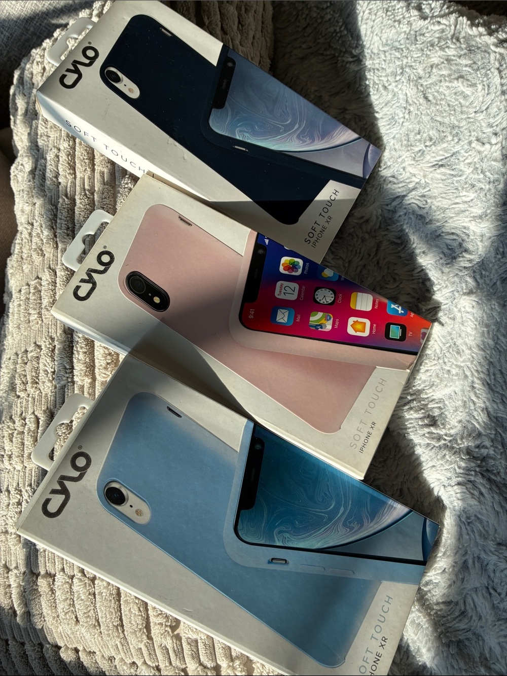 Cyclo Soft Touch iPhone XR Cases,
set/3, UnOpened, NIB!
